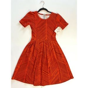 LulaRoe Striped Amelia Dress